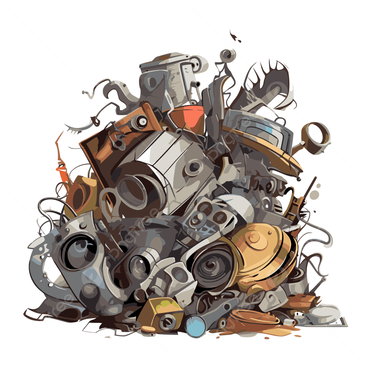 pngtree-scrap-metal-clipart-large-pile-of-various-objects-cartoon-vector-png-image_11092108